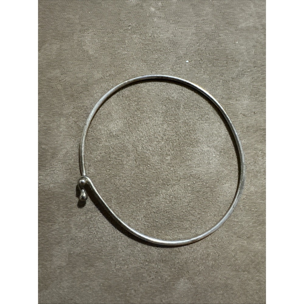 James Avery 925 Sterling Silver Hook On Hook And Catch Bangle Bracelet